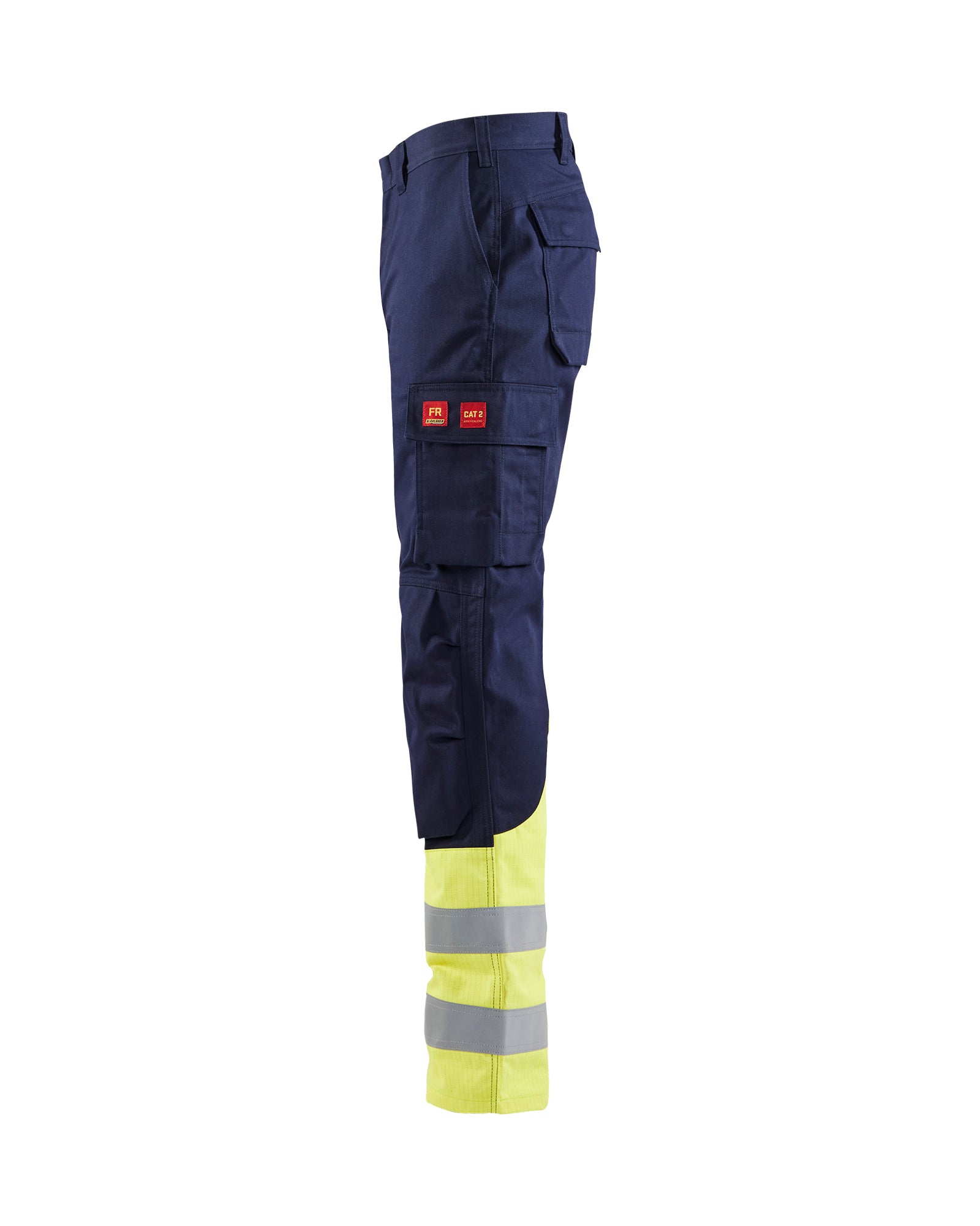 FR VISIBILITY PANT - Navy blue/Yellow Hi-viz
