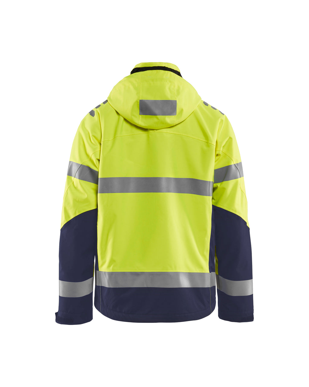 Hi-Vis Air Mesh Jacket - Yellow Hi-viz/Navy blue