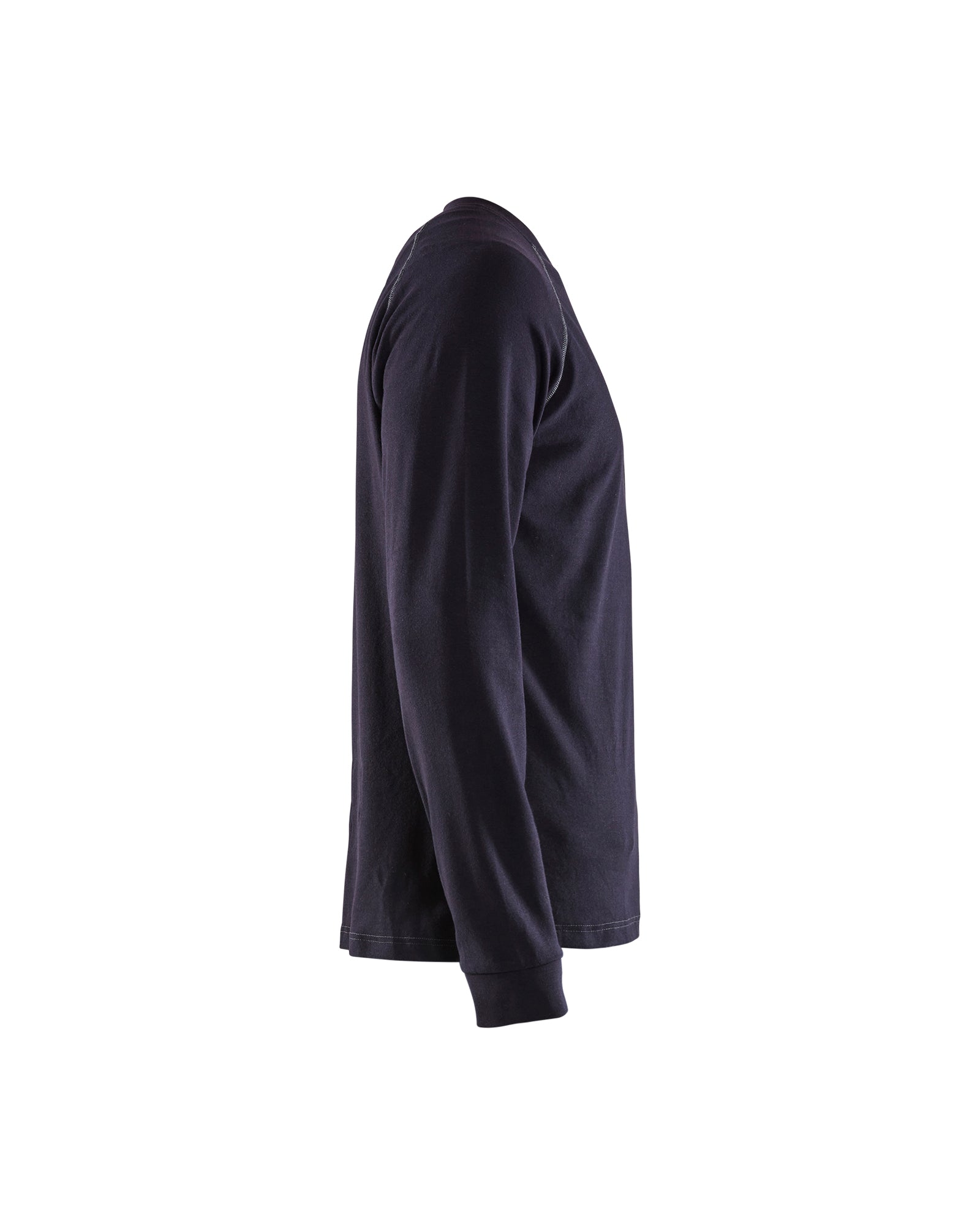 Flame Resistant Heavyweight Long Sleeve T-Shirt - Navy blue