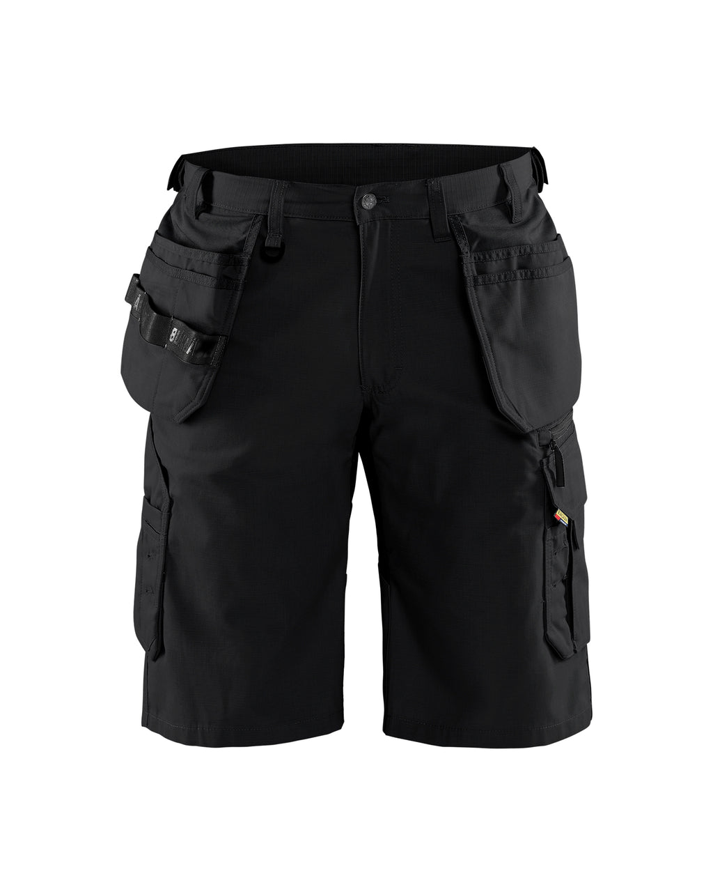 Ripstop Long Short With Utility Pockets - Black