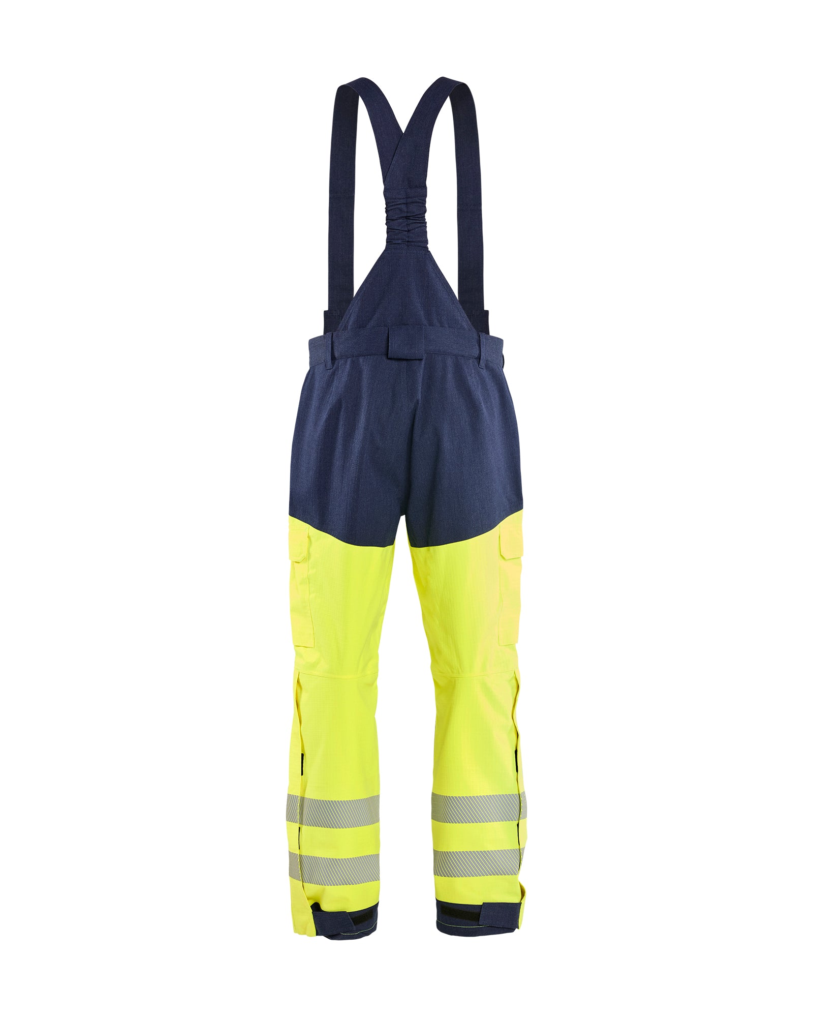 Multinorm Shell Pant - Yellow Hi-viz/Navy blue