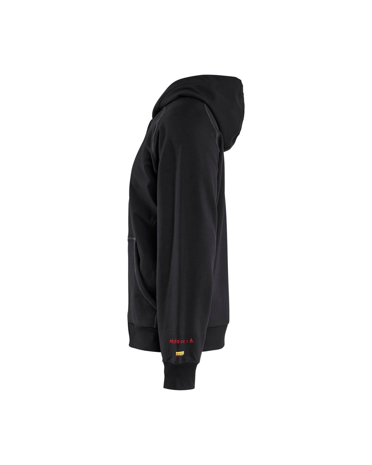 Flame Resistant Full Zip Hoodie - Black