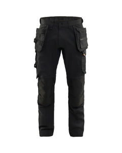 Craftsman trousers with stretch - Black