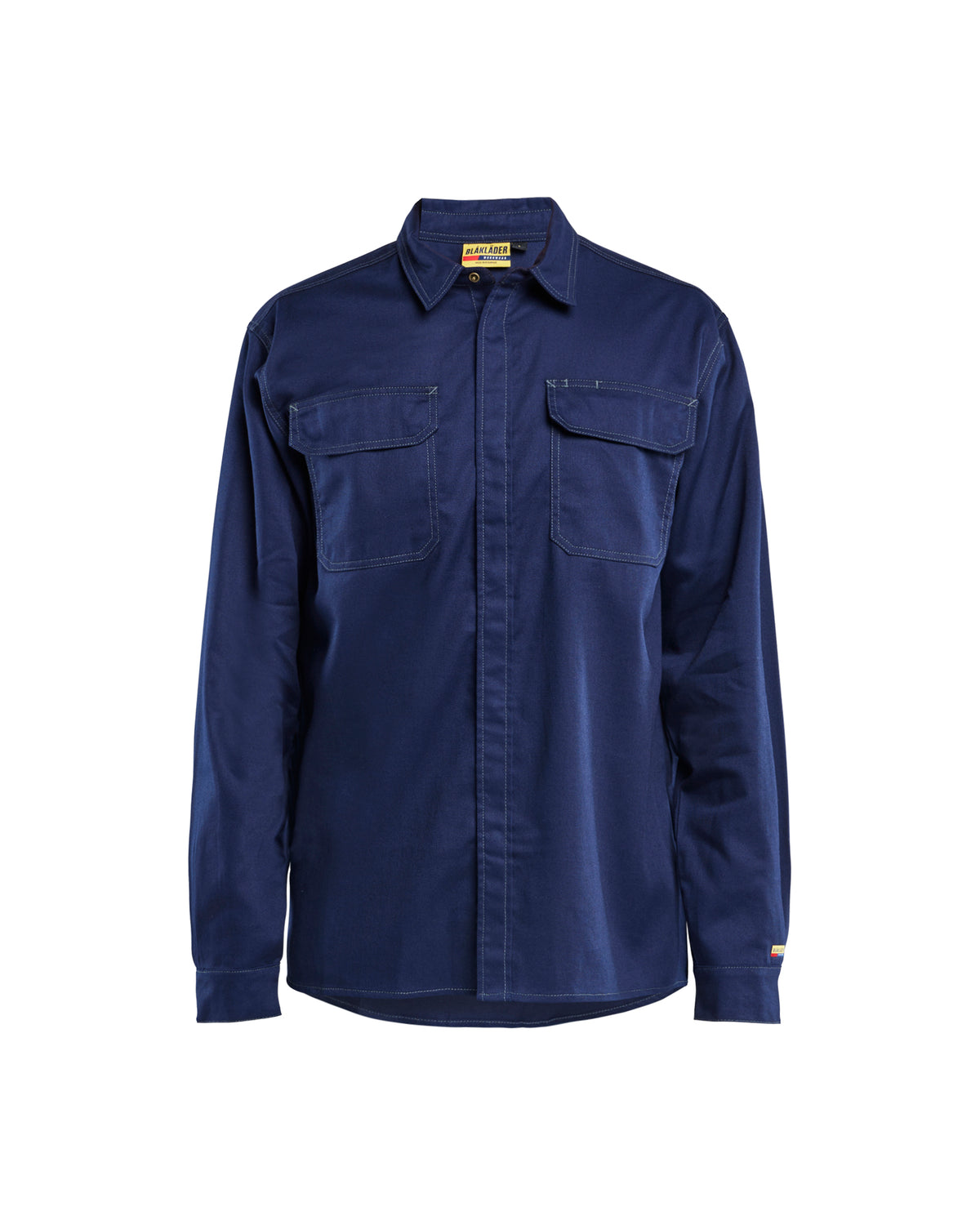 Flame Resistant Snap Button Shirt - Navy blue