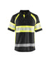 Visibility Polo - Black / Hi-Vis Yellow