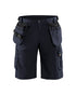 Ripstop Long Short With Utility Pockets - Dark navy blue