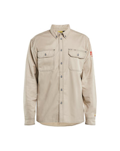 Flame Resistant Button-Up Shirt - Stone