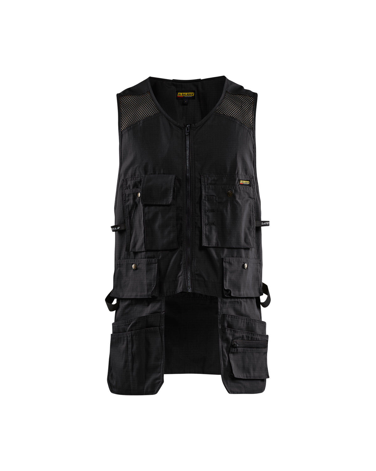 Ripstop Kangaroo Utility Vest - Black