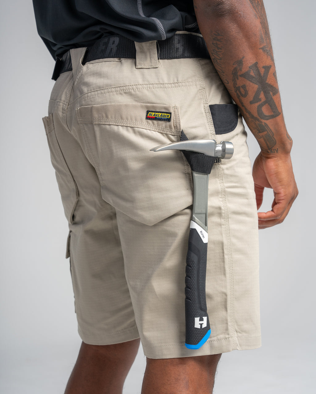 Ripstop Shorts - White/Dark grey