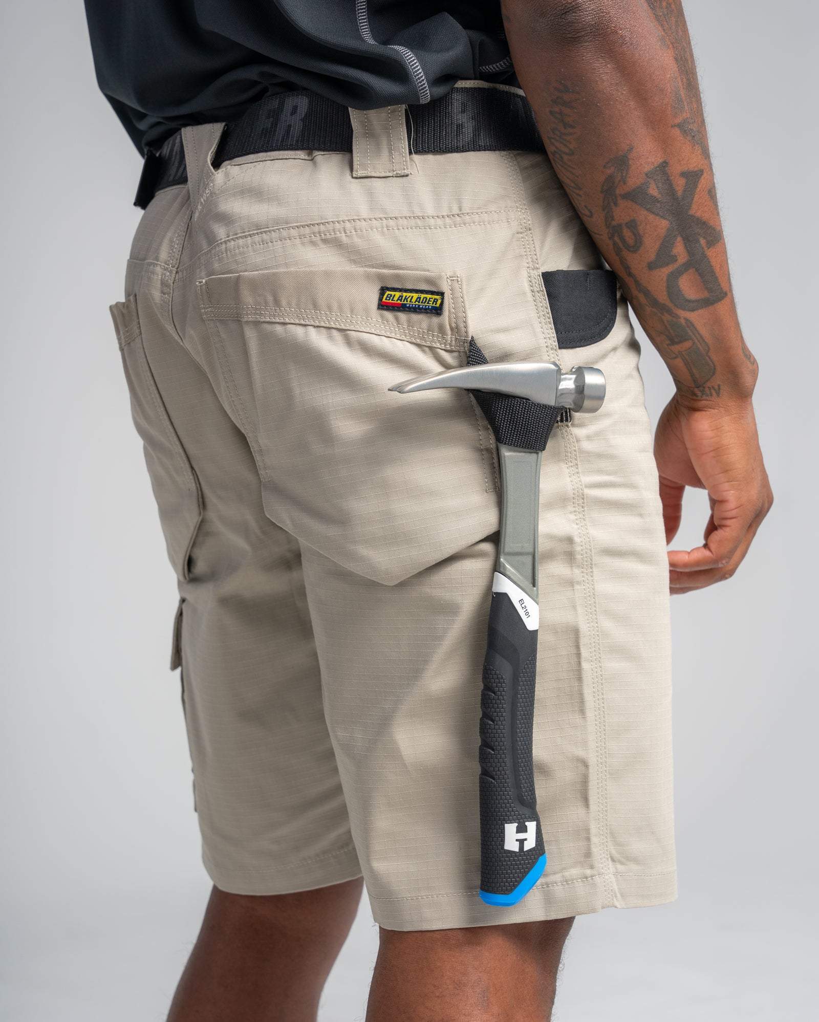 Ripstop Shorts - White/Dark grey