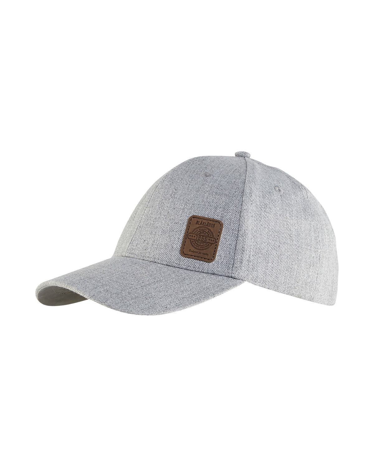 Wool Baseball Cap - Grey melange
