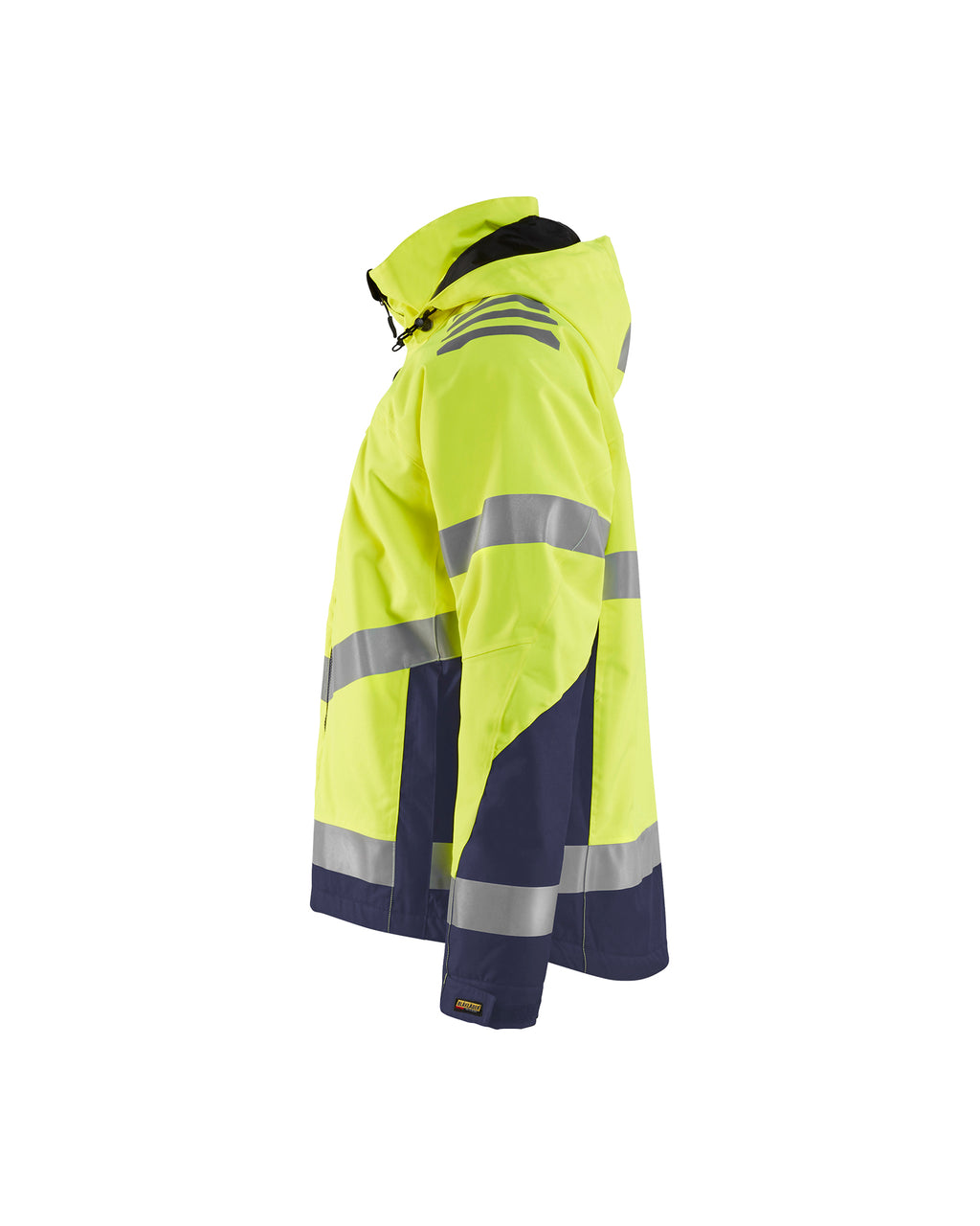 Hi-Vis Air Mesh Jacket - Yellow Hi-viz/Navy blue