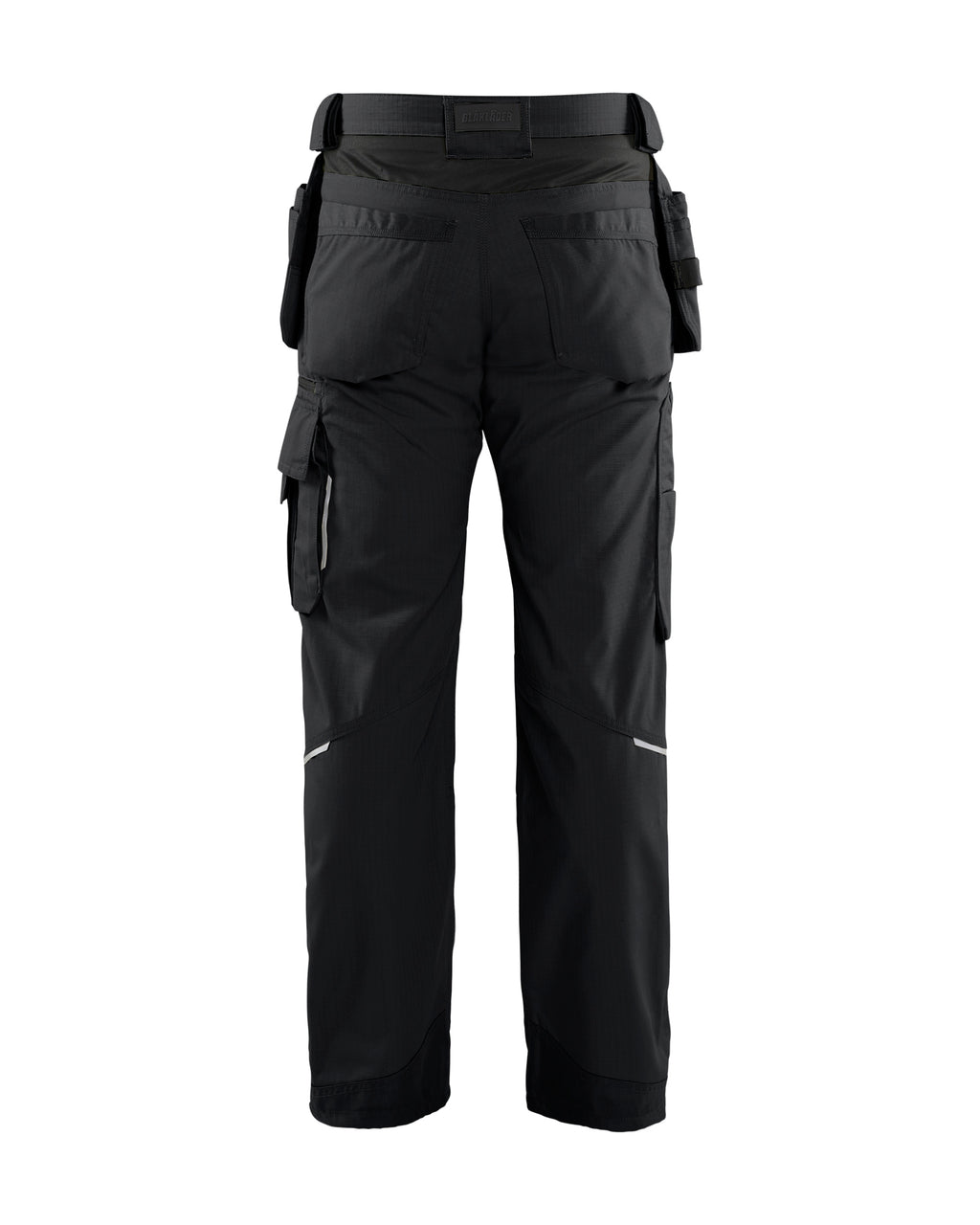 Ripstop Pants With Utility Pockets - Black