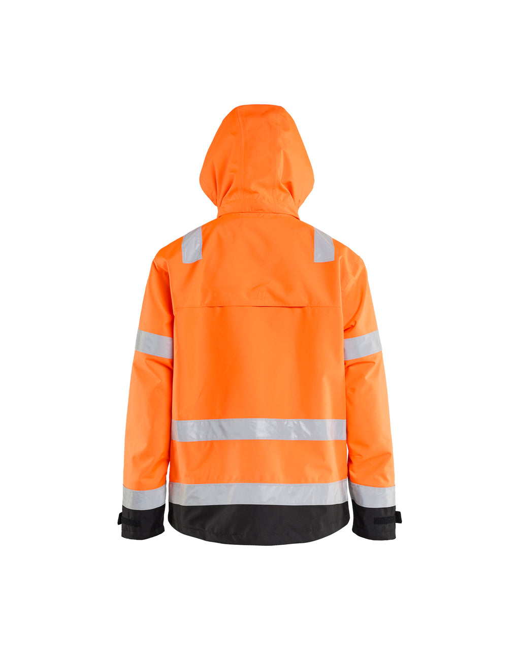 HI-VIS SHELL JACKET - Orange Hi-viz/Black