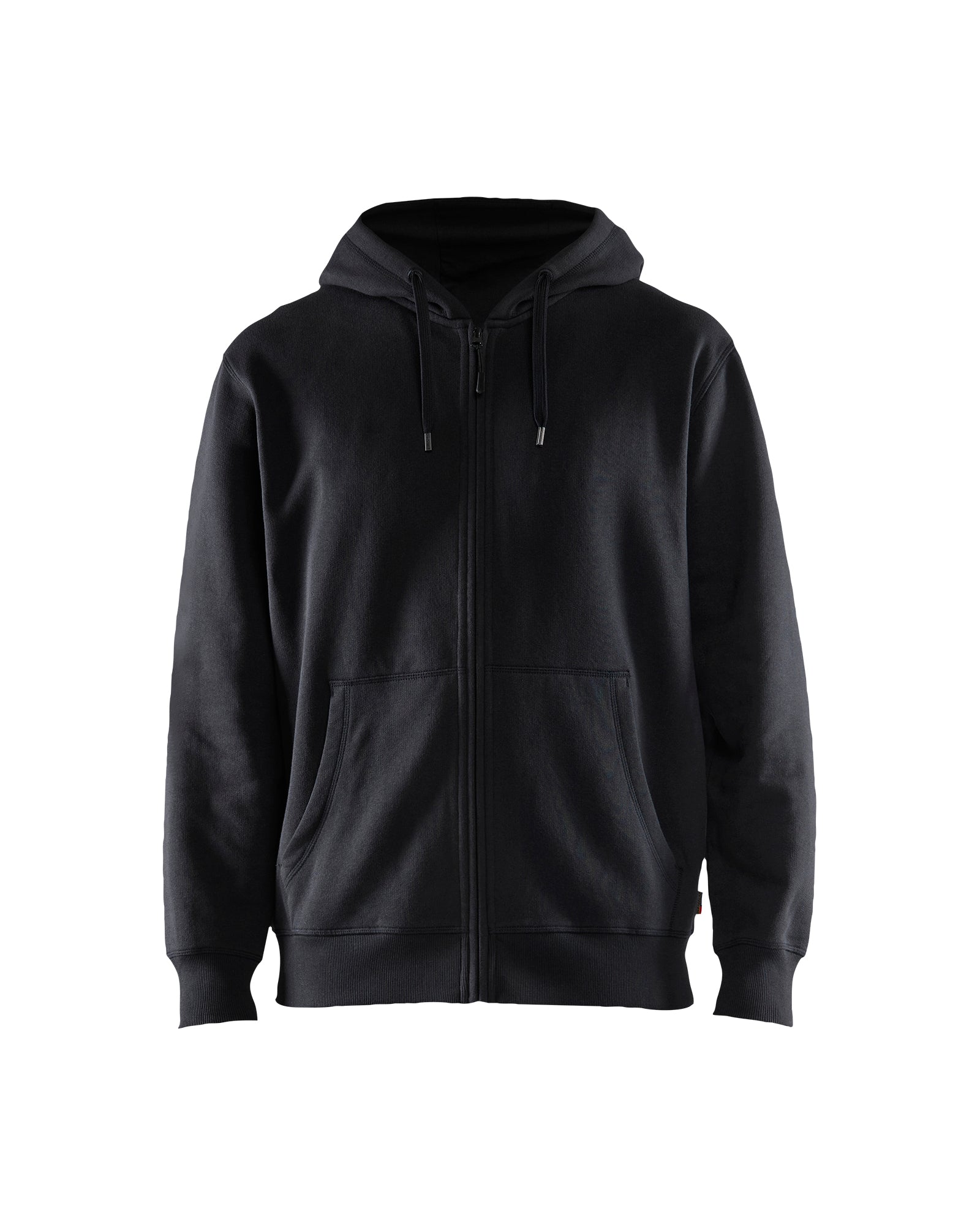 Hooded Zip-up Sweatshirt - Black