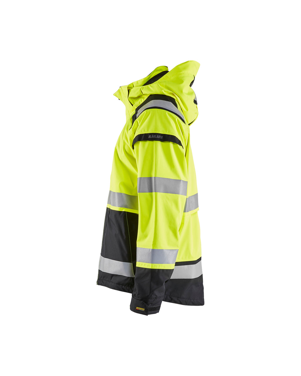 Hi-Vis Premium Shell Jacket - Yellow Hi-viz/Black