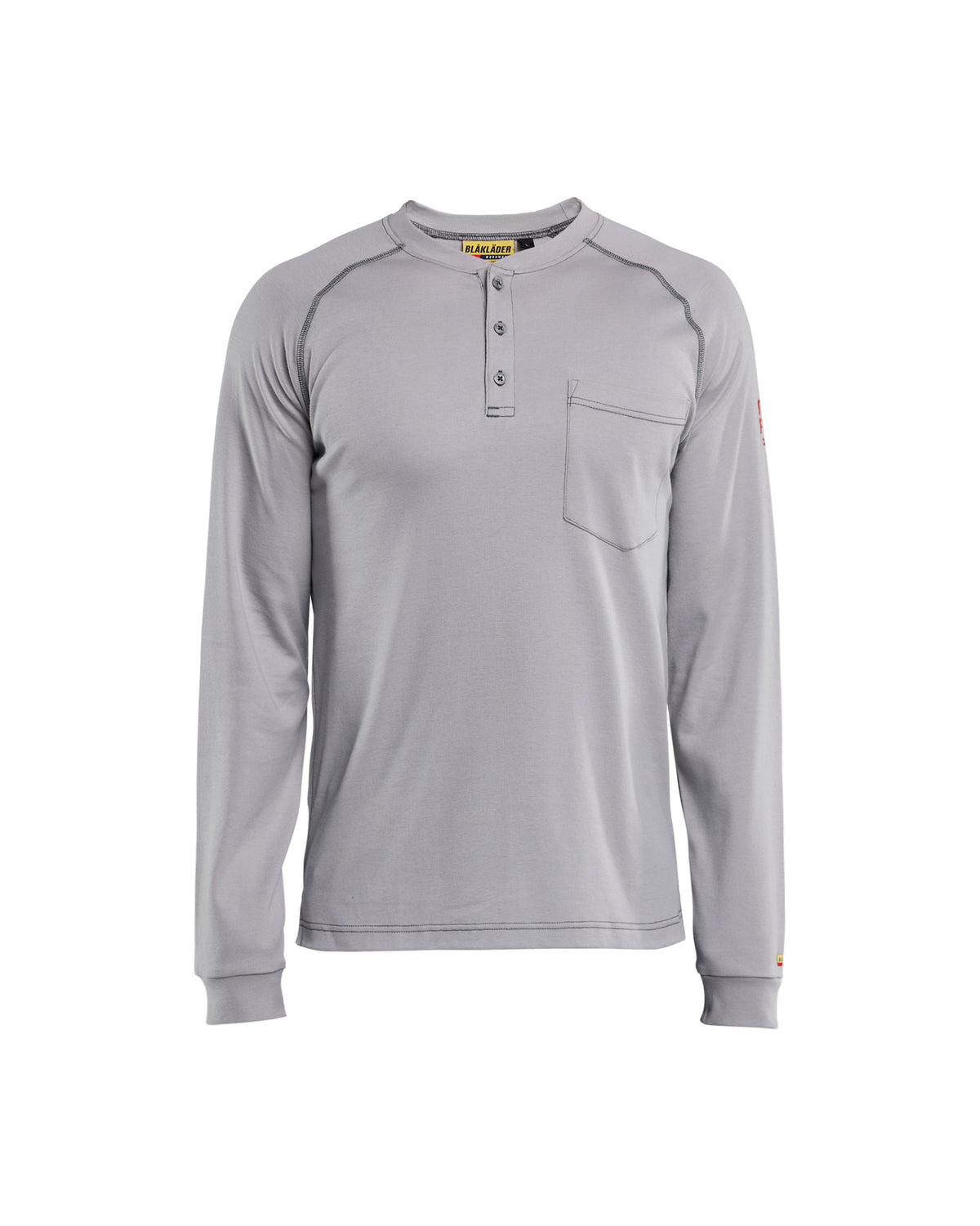 Flame Resistant Henley - Light Grey