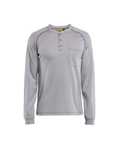 Flame Resistant Henley - Light grey