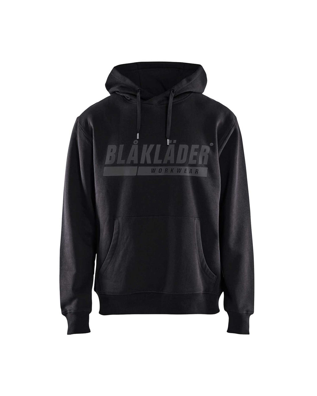 Hooded sweatshirt with print - Black