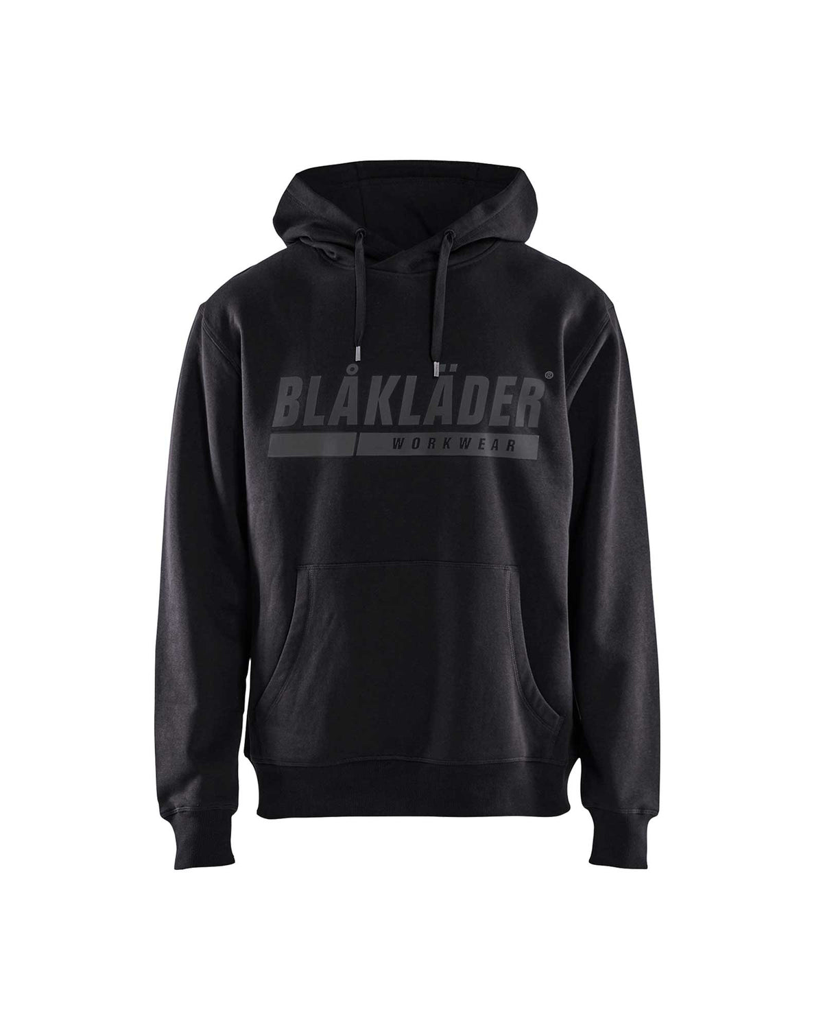 Hooded sweatshirt with print - Black