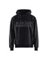 Hooded sweatshirt with print - Black