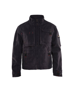 Brawny Canvas Jacket - Steel blue
