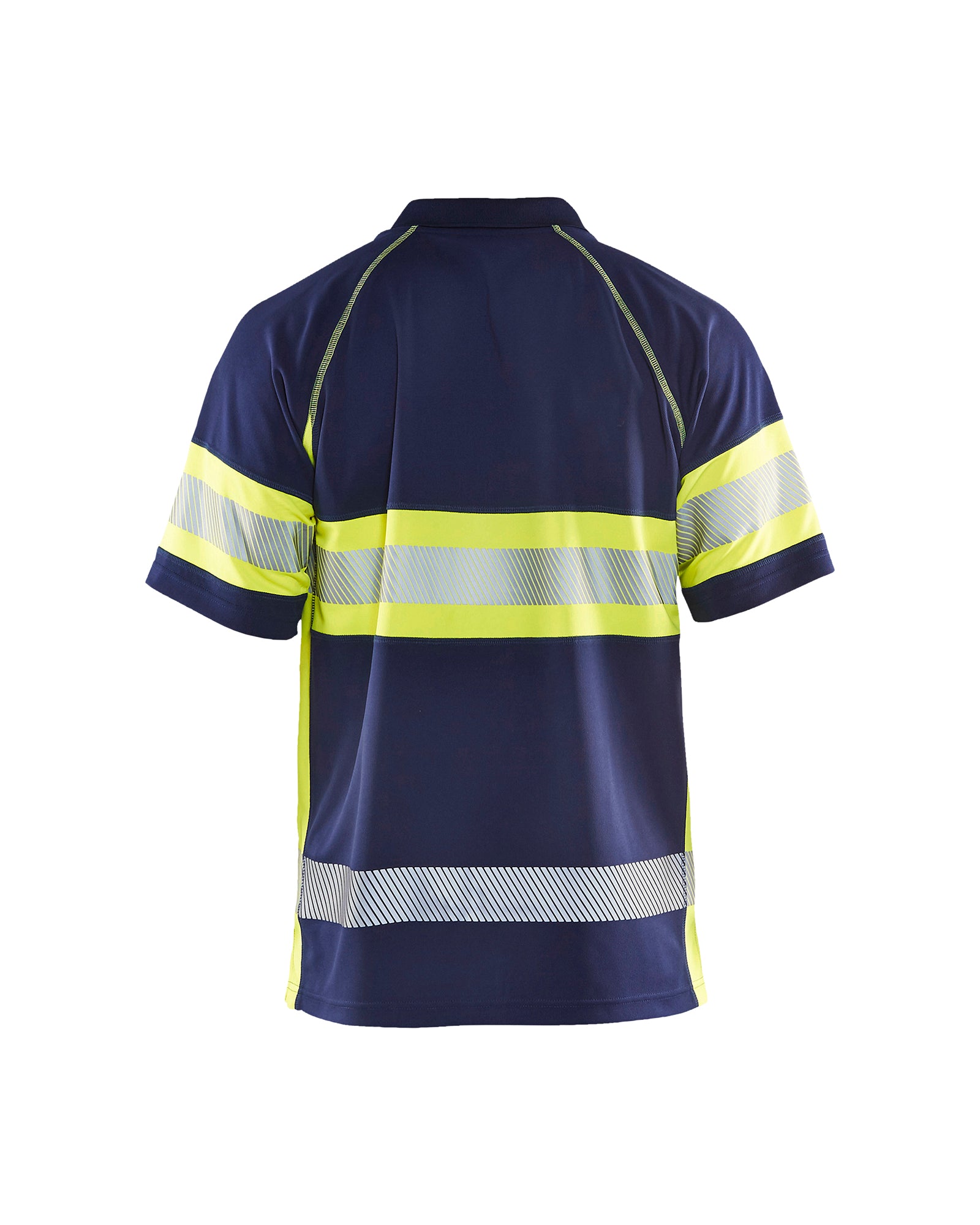 Visibility POLO - Navy blue/Yellow Hi-viz