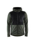 Tech Jacket - With hood - Autumn green/Black