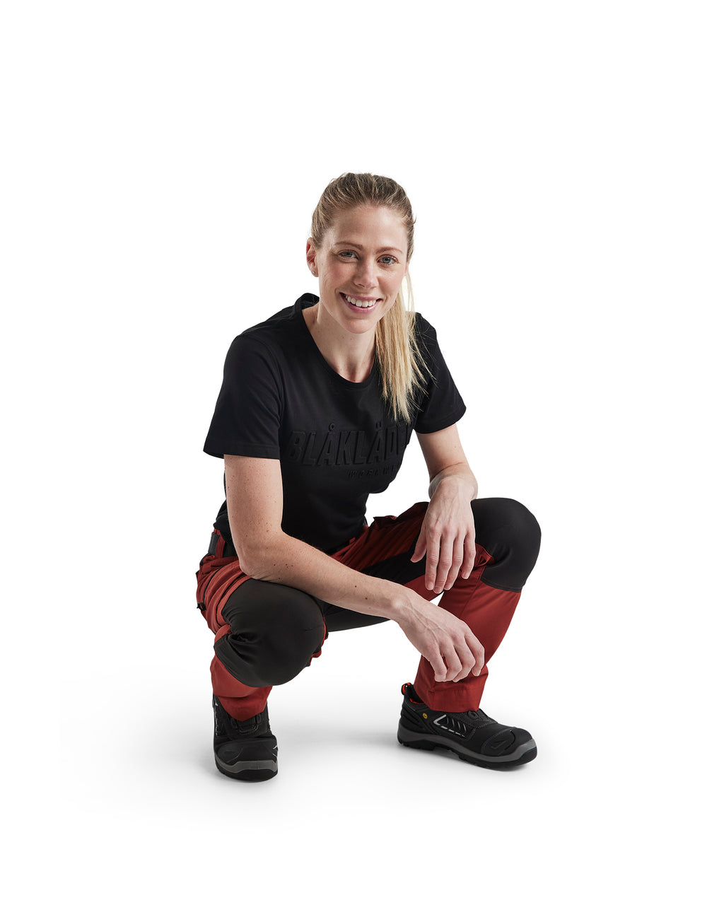 Women's Stratus Lite Stretch Pants - Burned Red/Black