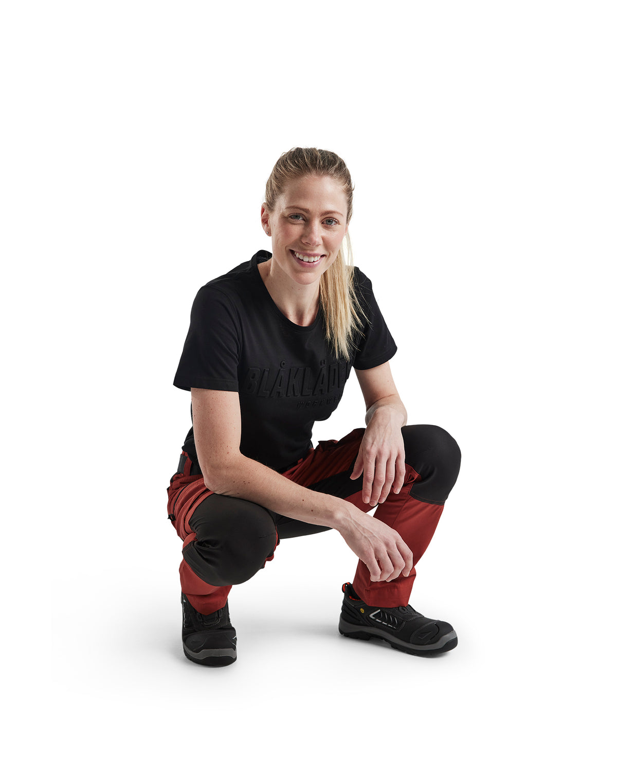 Women's Stratus Lite Stretch Pants - Burned Red/Black
