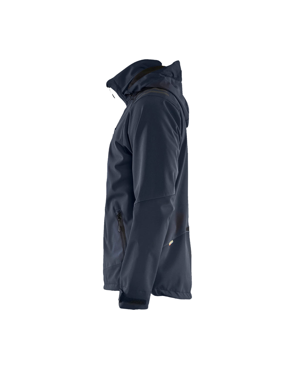Stretch Softshell Jacket - Dark navy blue/Hi-vis yellow