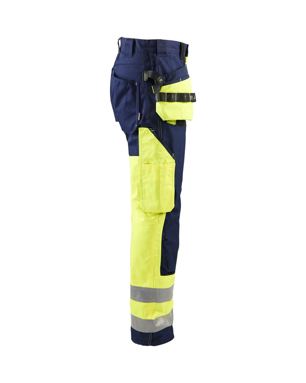 WOMEN'S HI-VIS WORK PANTS - Navy blue/Yellow Hi-viz