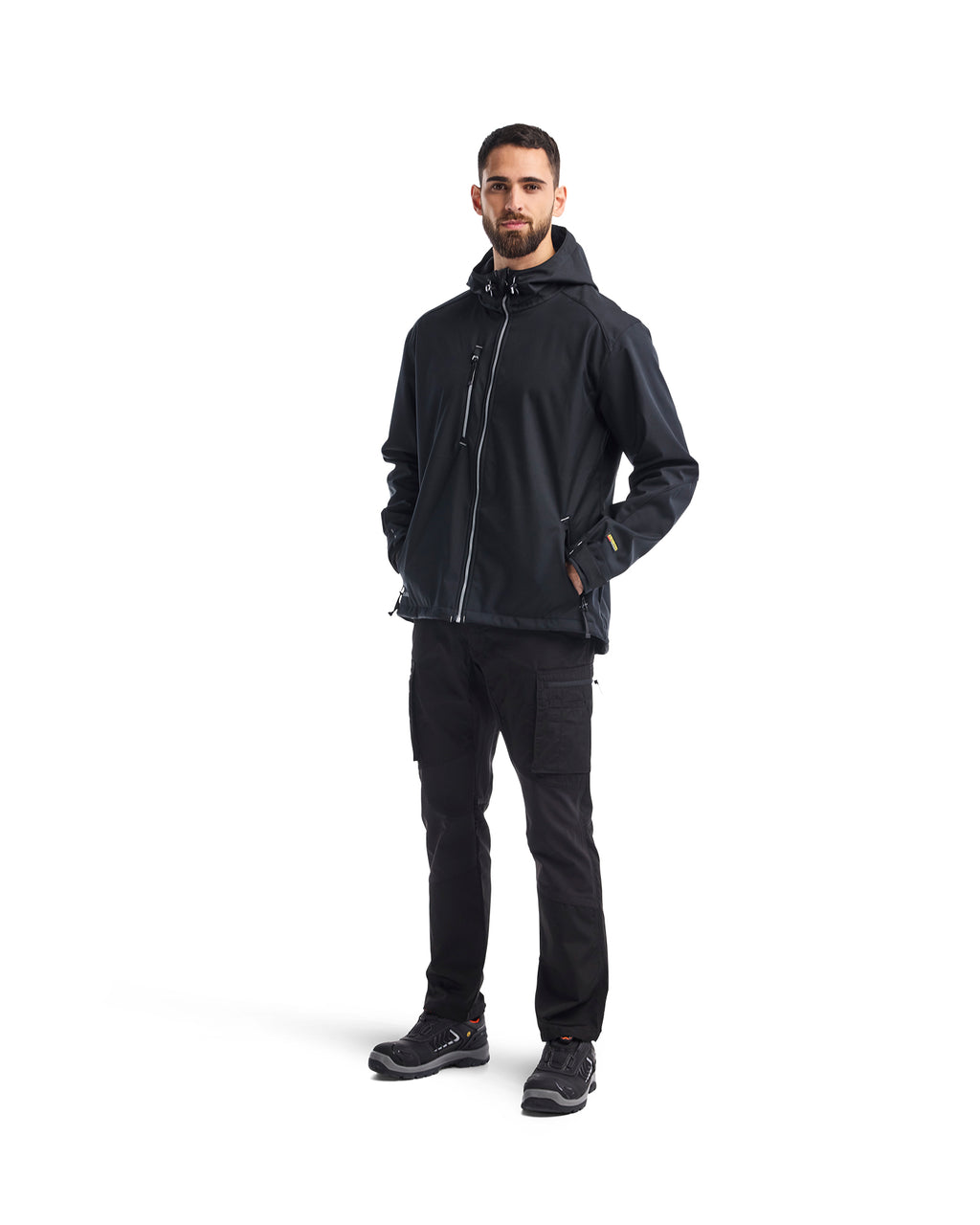 Pro Softshell Jacket - Black/silver