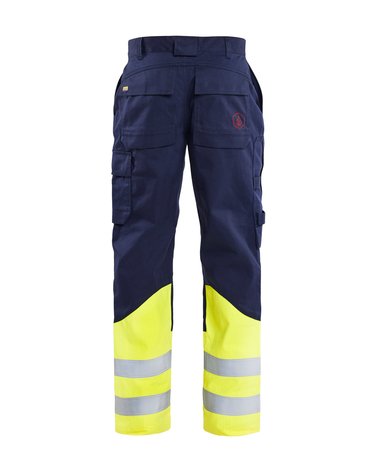FR VISIBILITY PANT - Navy blue/Yellow Hi-viz