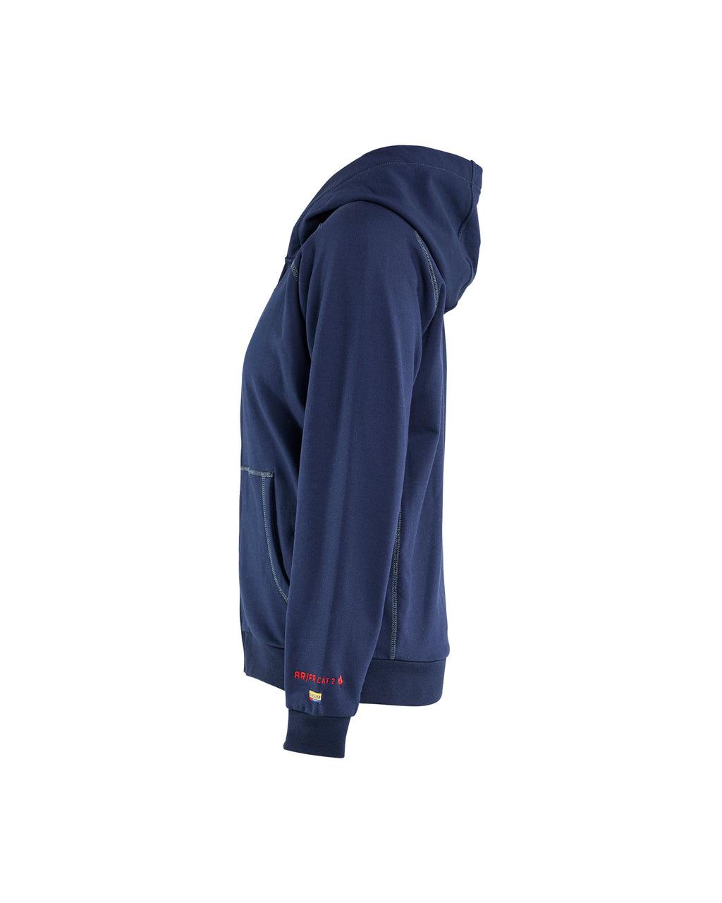 Women's Flame Resistant Full Zip Hoodie - Navy blue
