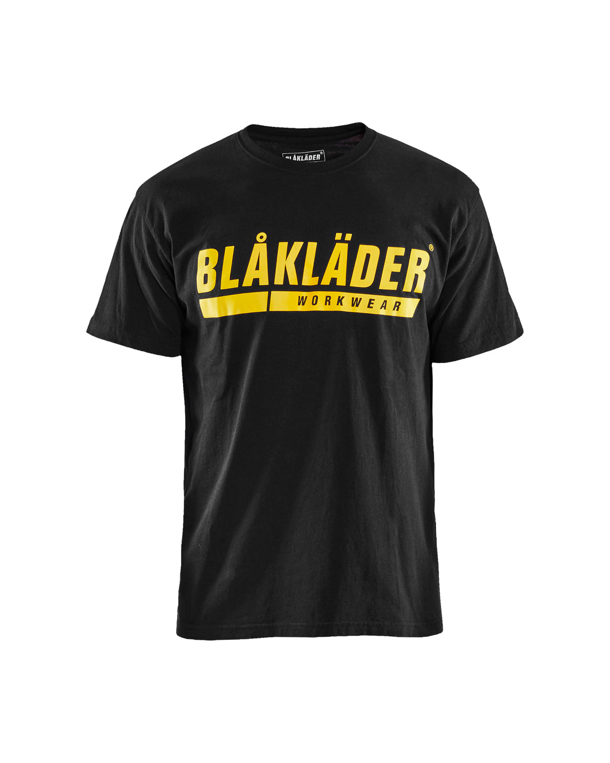 Short Sleeve Branded T-Shirt - Black/Yellow