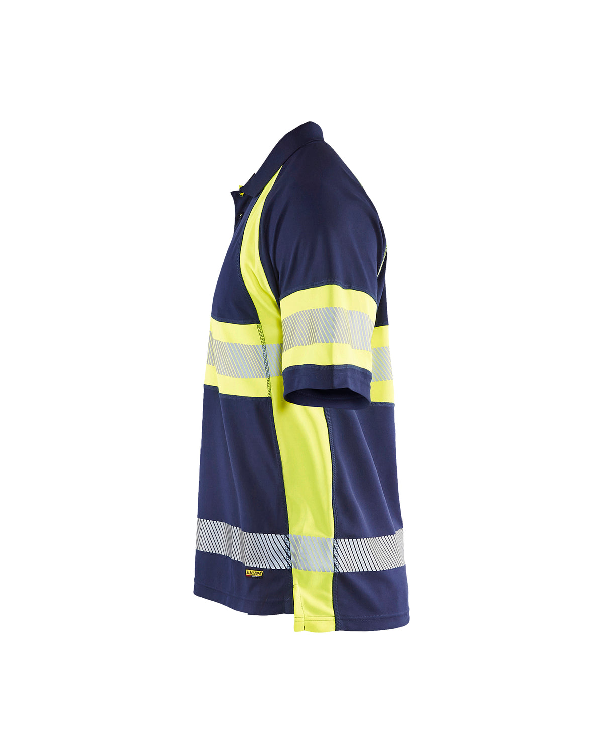 Visibility Polo - Navy Blue / Hi-Vis Yellow