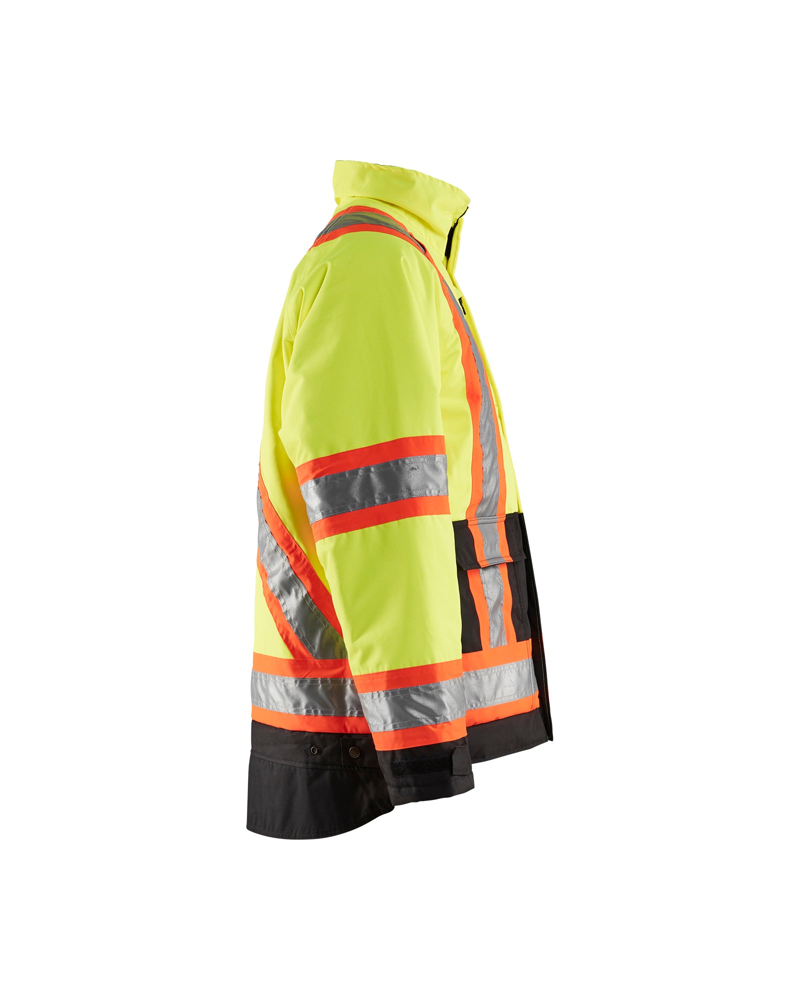 HI-VIS WINTER JACKET - Yellow Hi-viz/Black