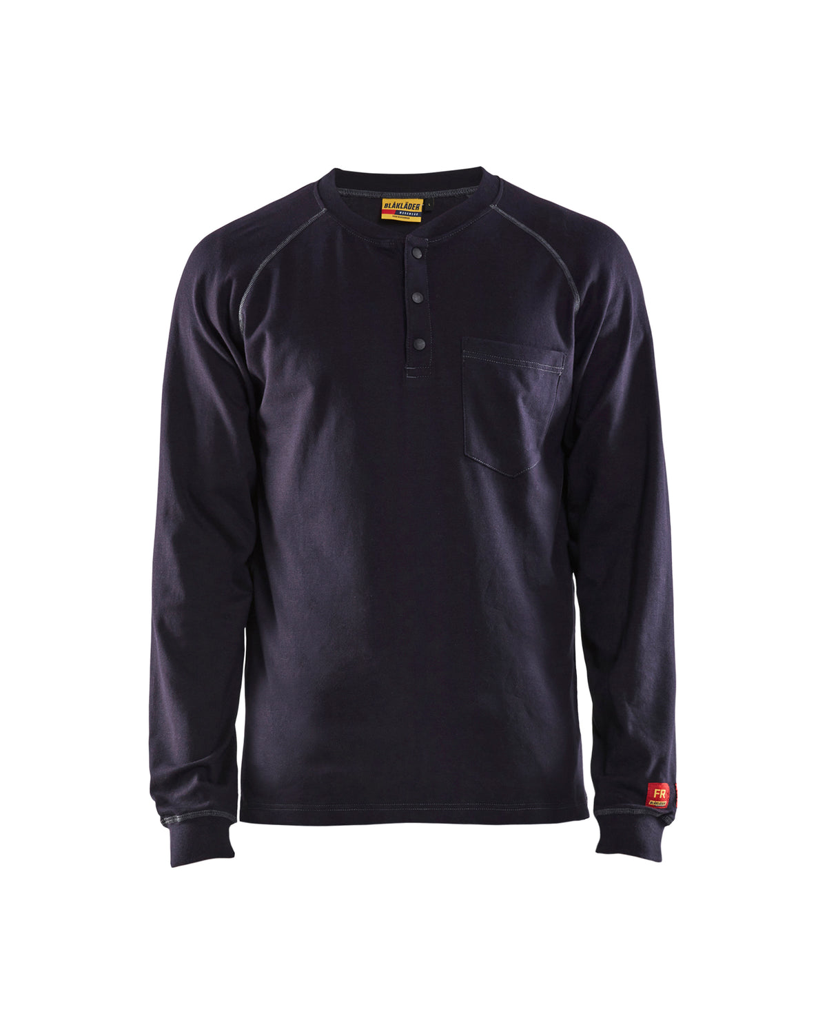 Flame Resistant Heavyweight Henley - Navy blue
