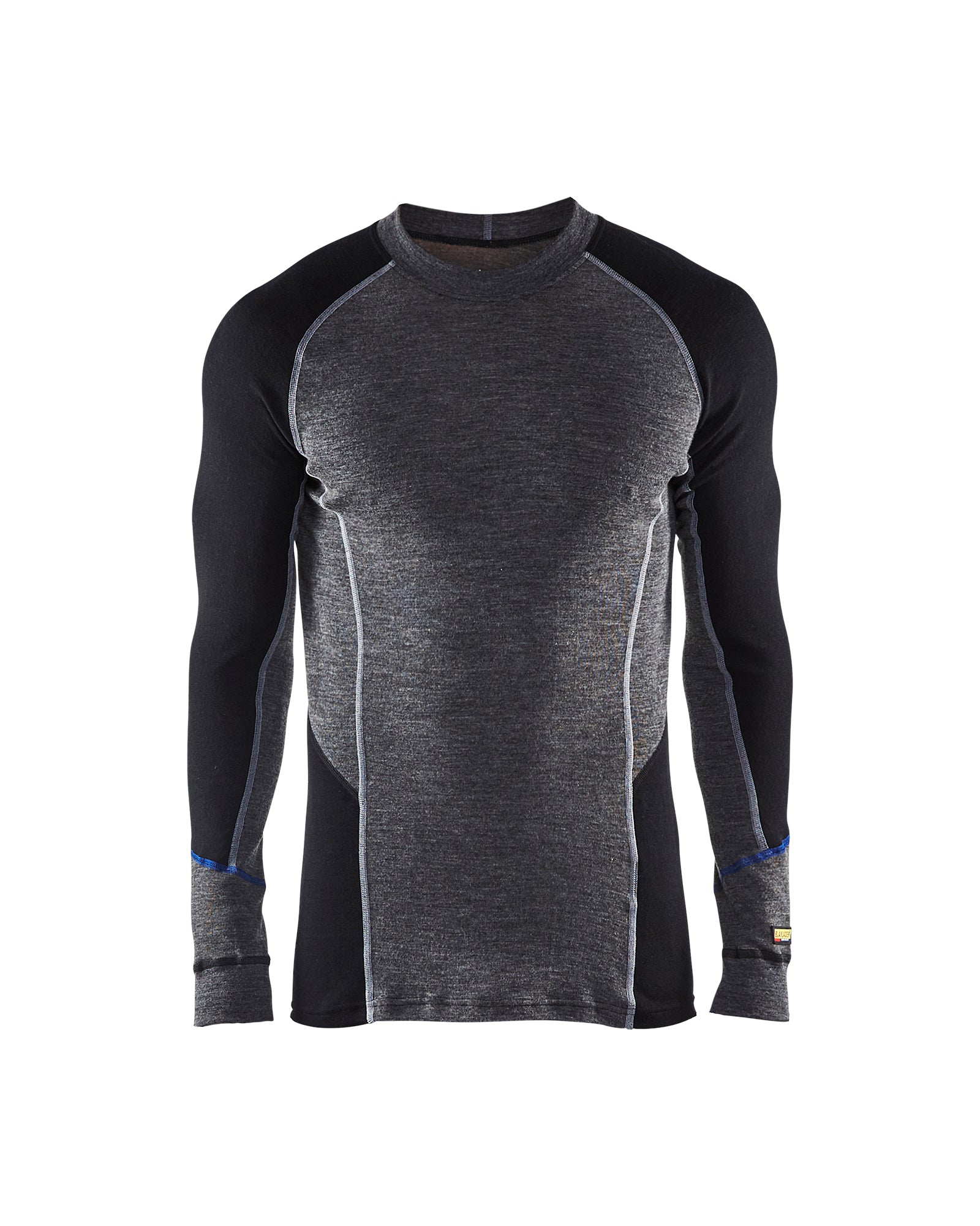WARM Base Layer - Top - Grey/Black