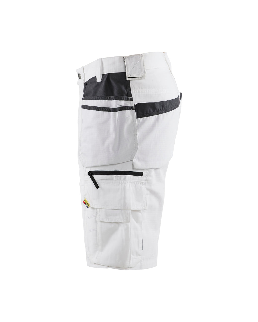 Ripstop Shorts - With Utility Pockets - White/Dark grey