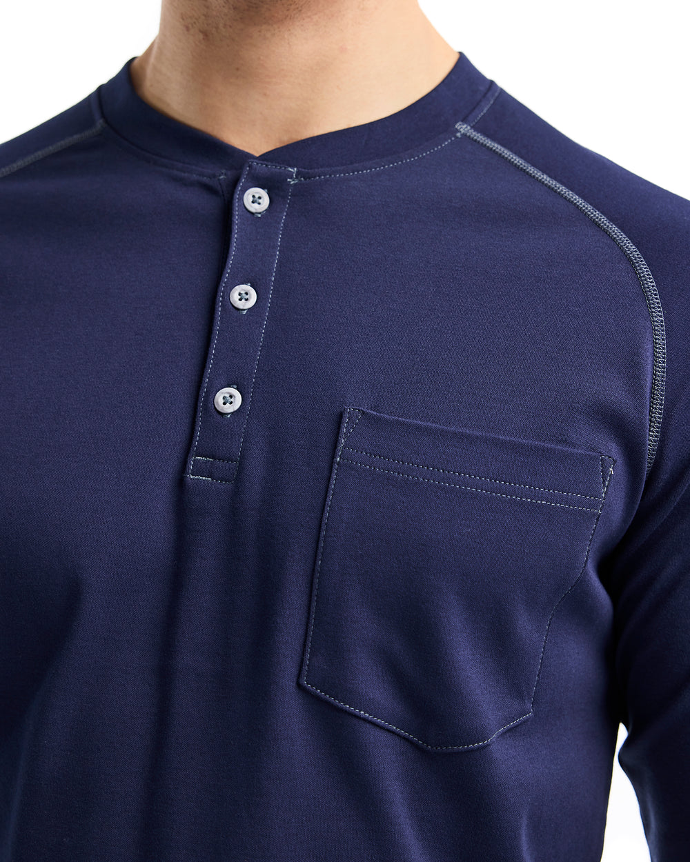 FR Light Henley (9.1cal) - Navy blue
