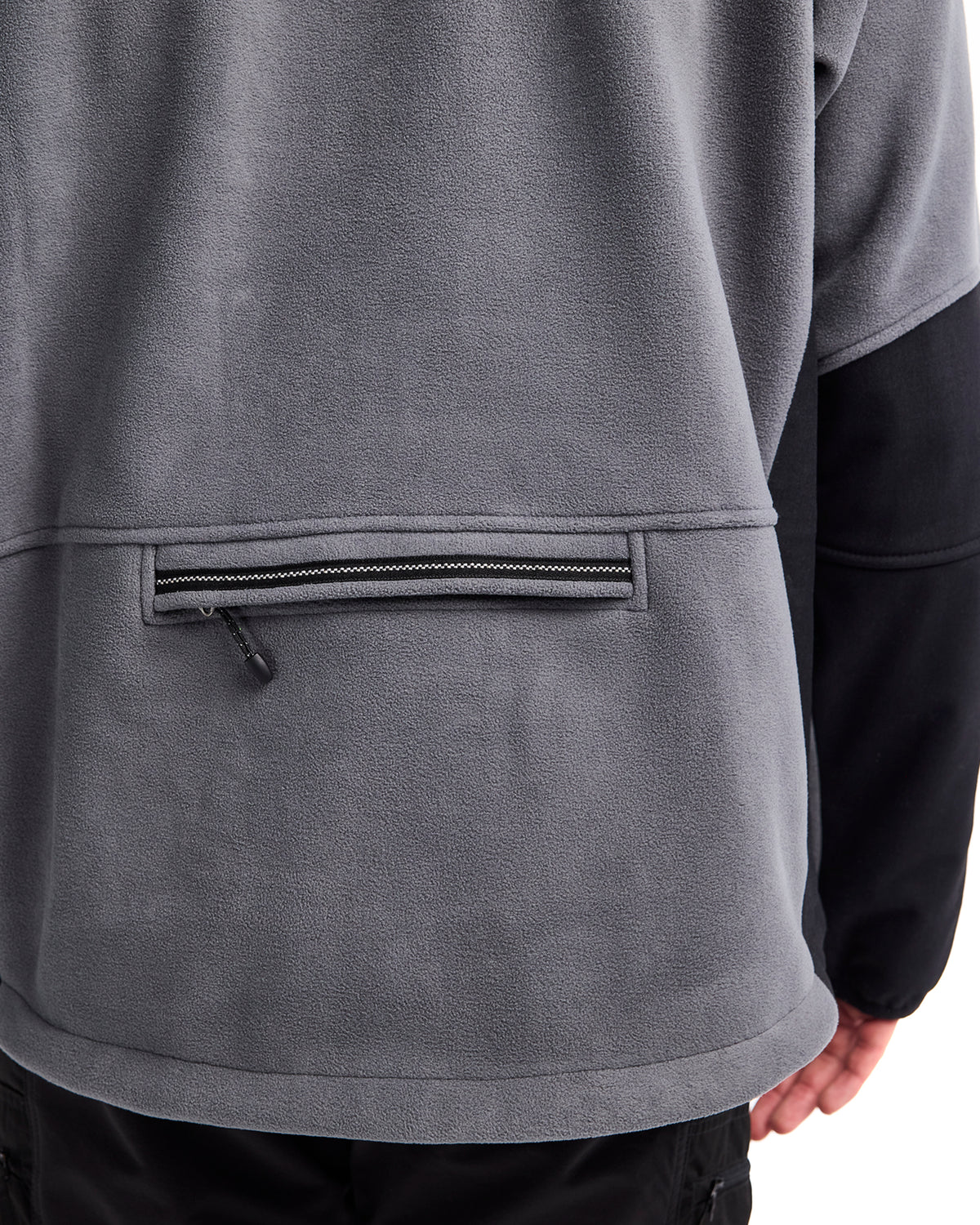Two Fisted Fleece Jacket - Grey/Black