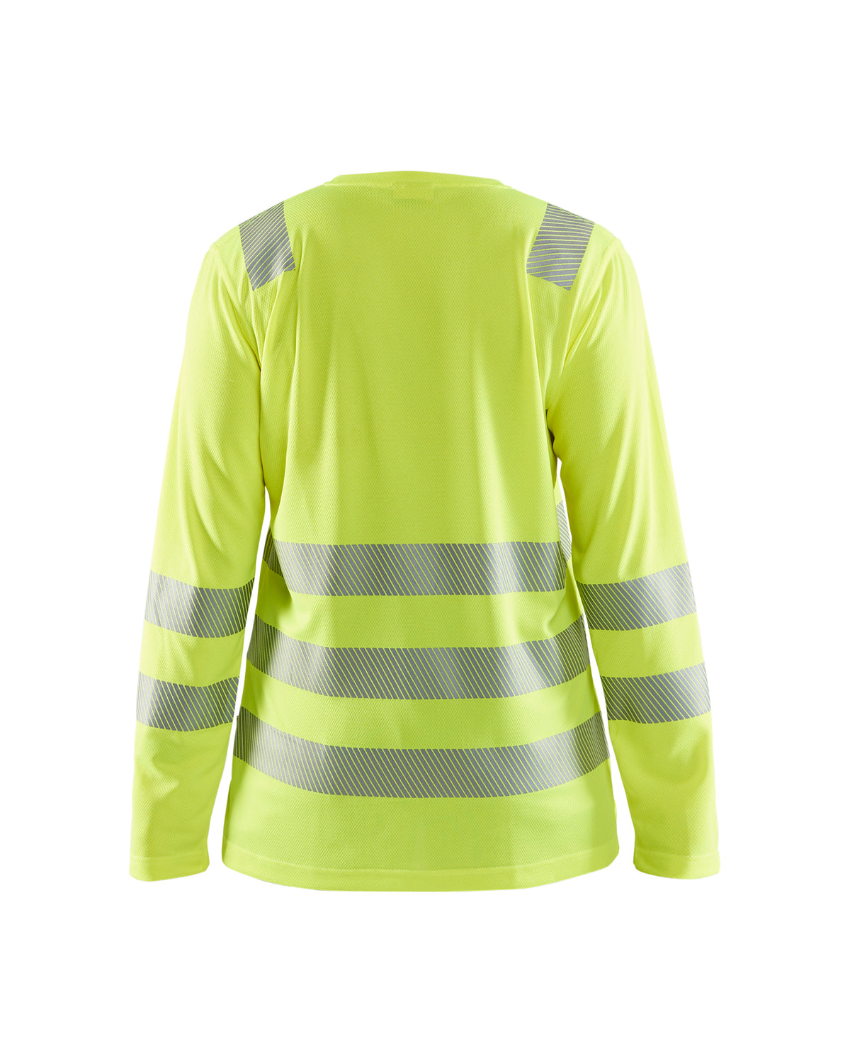 Women's Hi-Vis Long Sleeve Pocket T-Shirt - Yellow