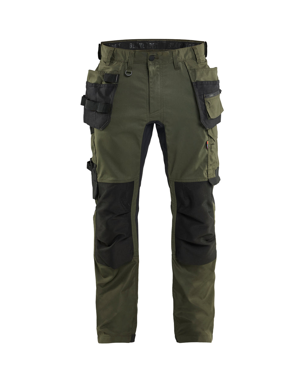 Craftsman trousers with stretch - Forest Night/Black