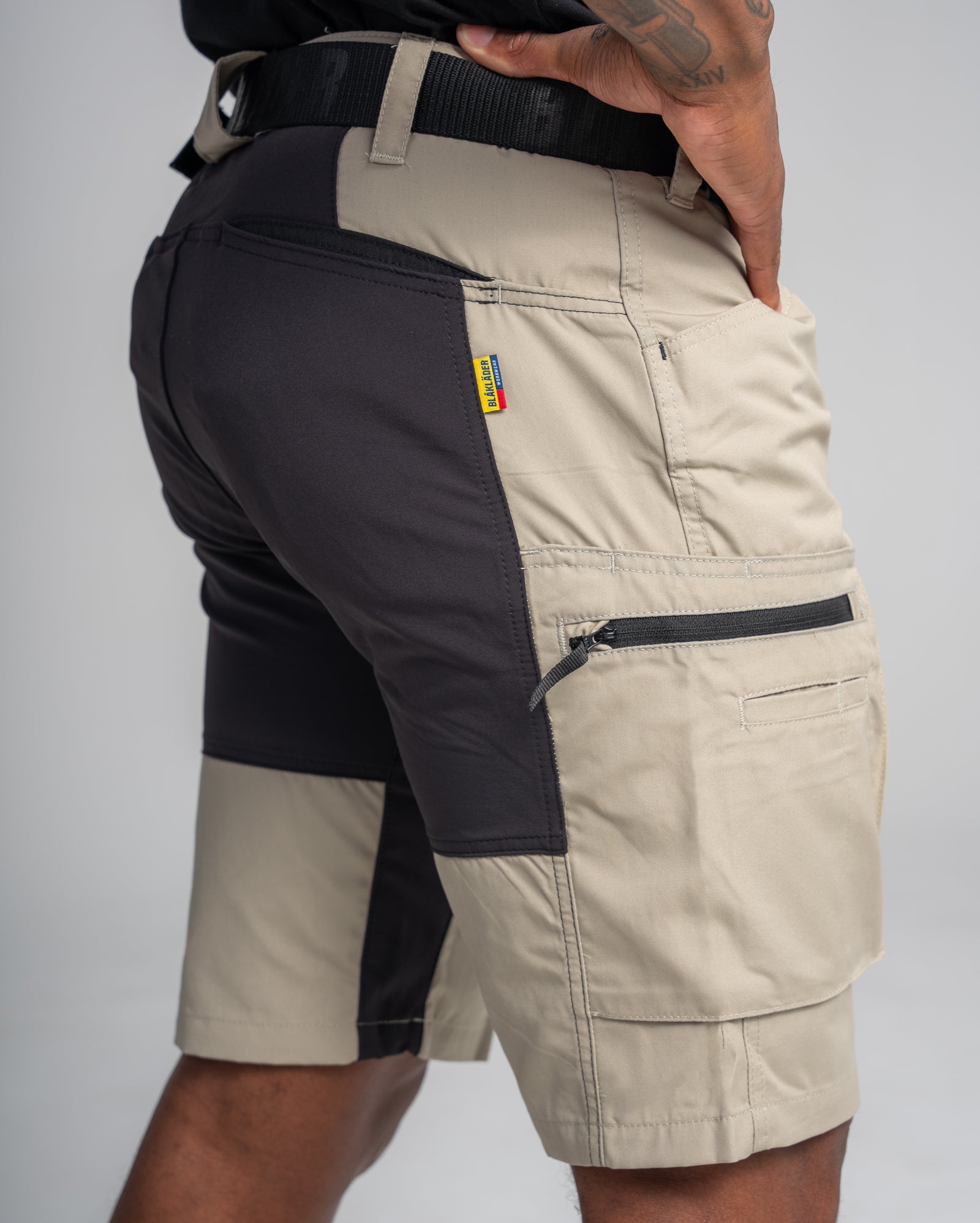 Service Shorts With Stretch - Dark navy/Black