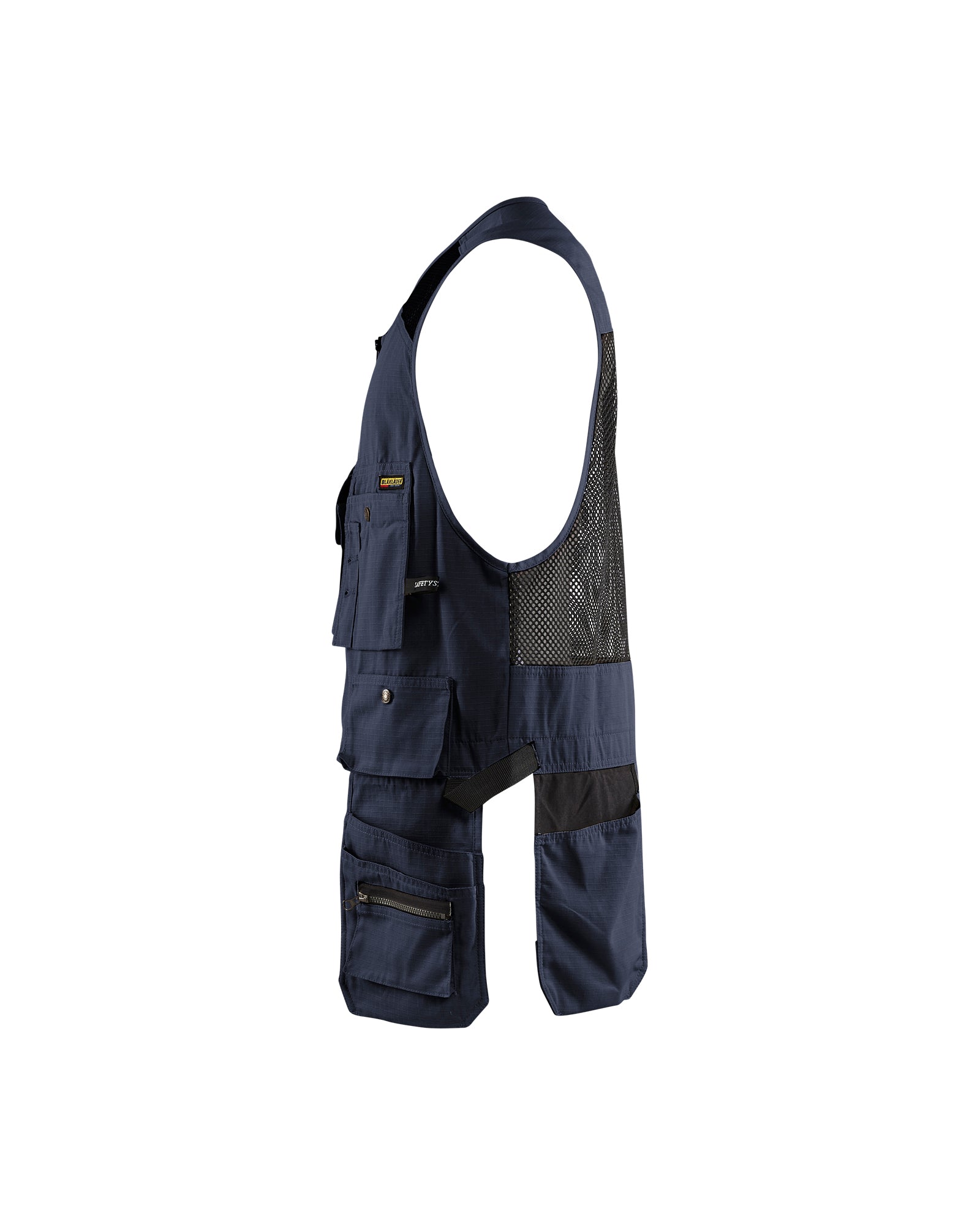 Ripstop Kangaroo Utility Vest - Dark navy blue