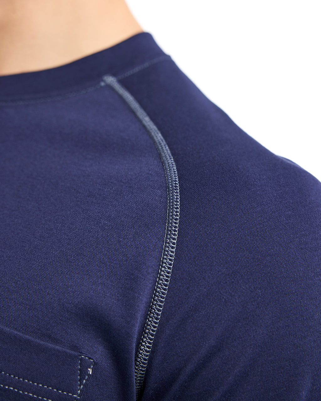 Flame Resistant Henley - Navy blue