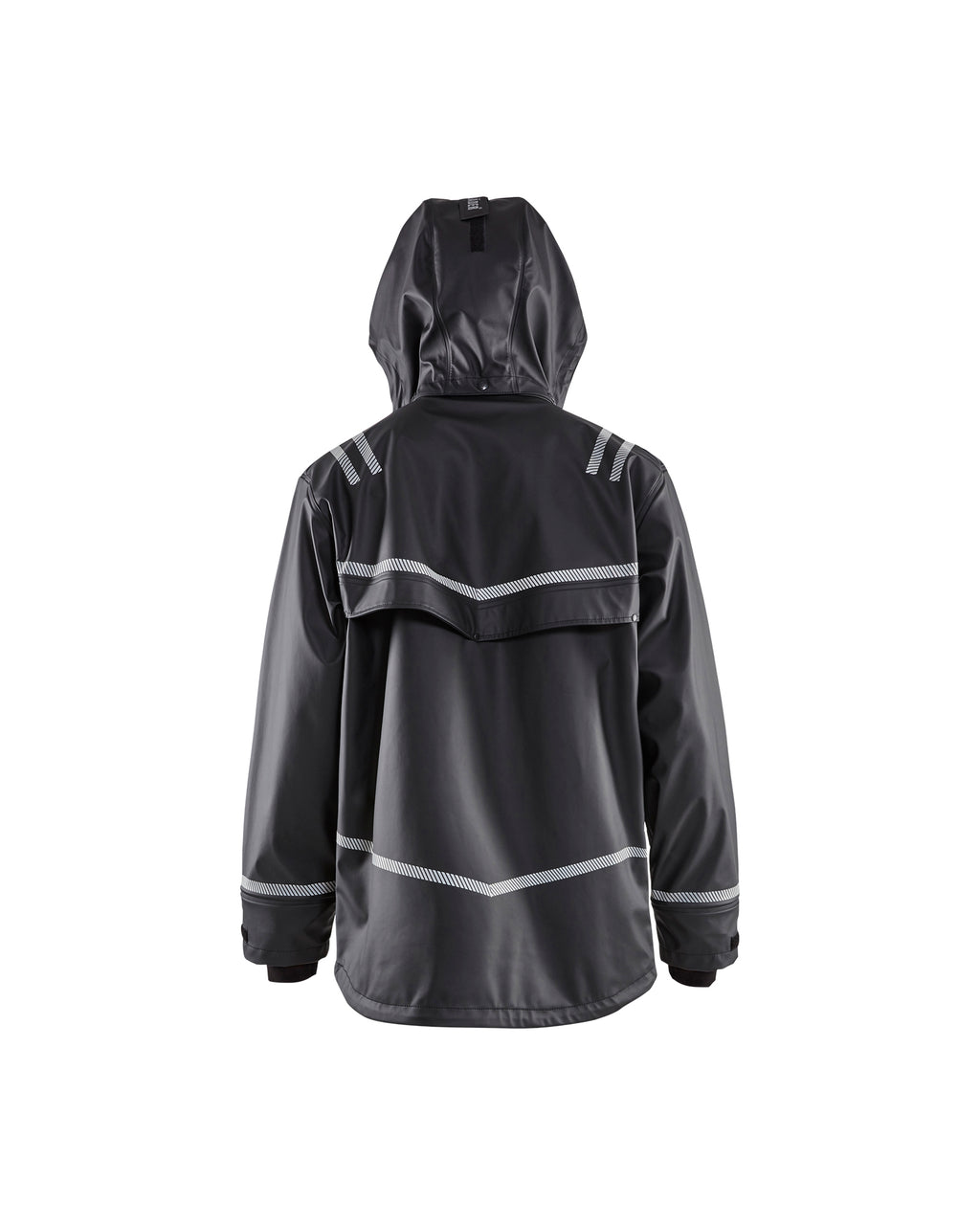 Reflective Rain Jacket - Black