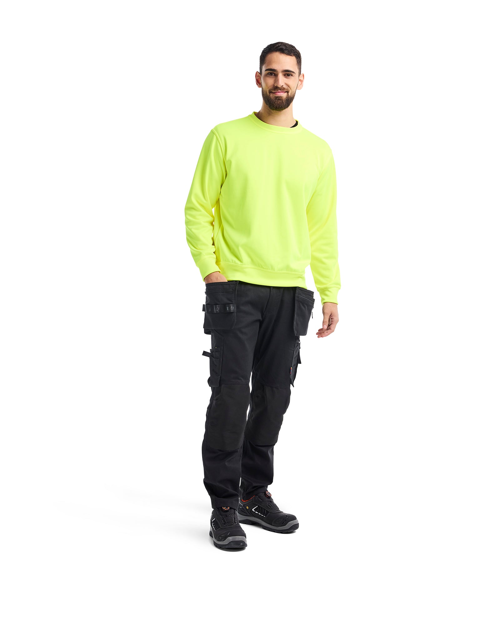Visibility Crew Sweatshirt - Yellow